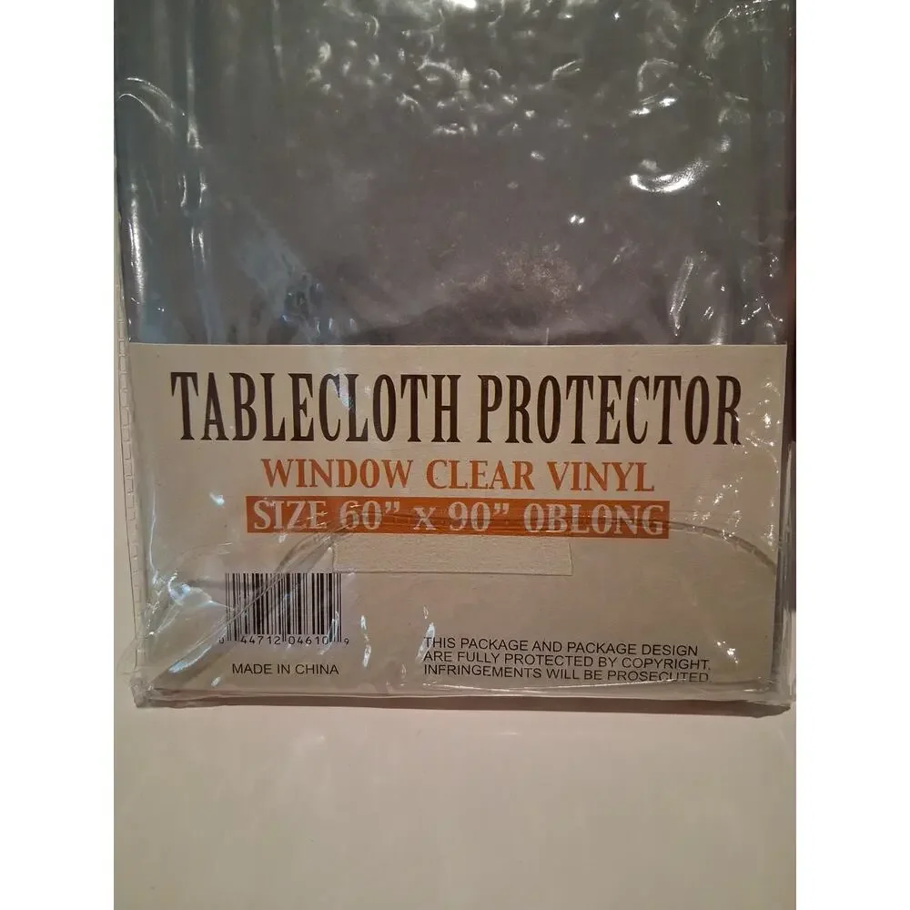 NEW Better Home Clear Vinyl Tablecloth Protector 60